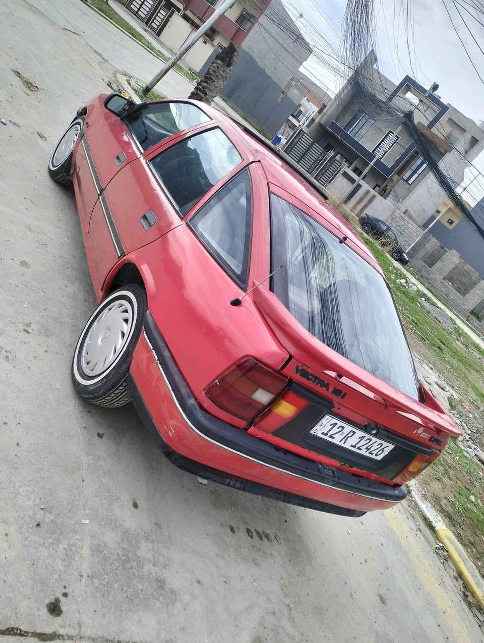 للبيع السعر 34
أوبل فكترا موديل 91 رقم نينوى انكليزي حجم 16 شرط الوكاله والتحويل الشرعي يبيعك مباشر محرك وكير شرط 
صبغ دوائر ودوسات وبيها ضربه بسيط من خلف 
استفسار اتصل ***********    موقع حي التعليم
