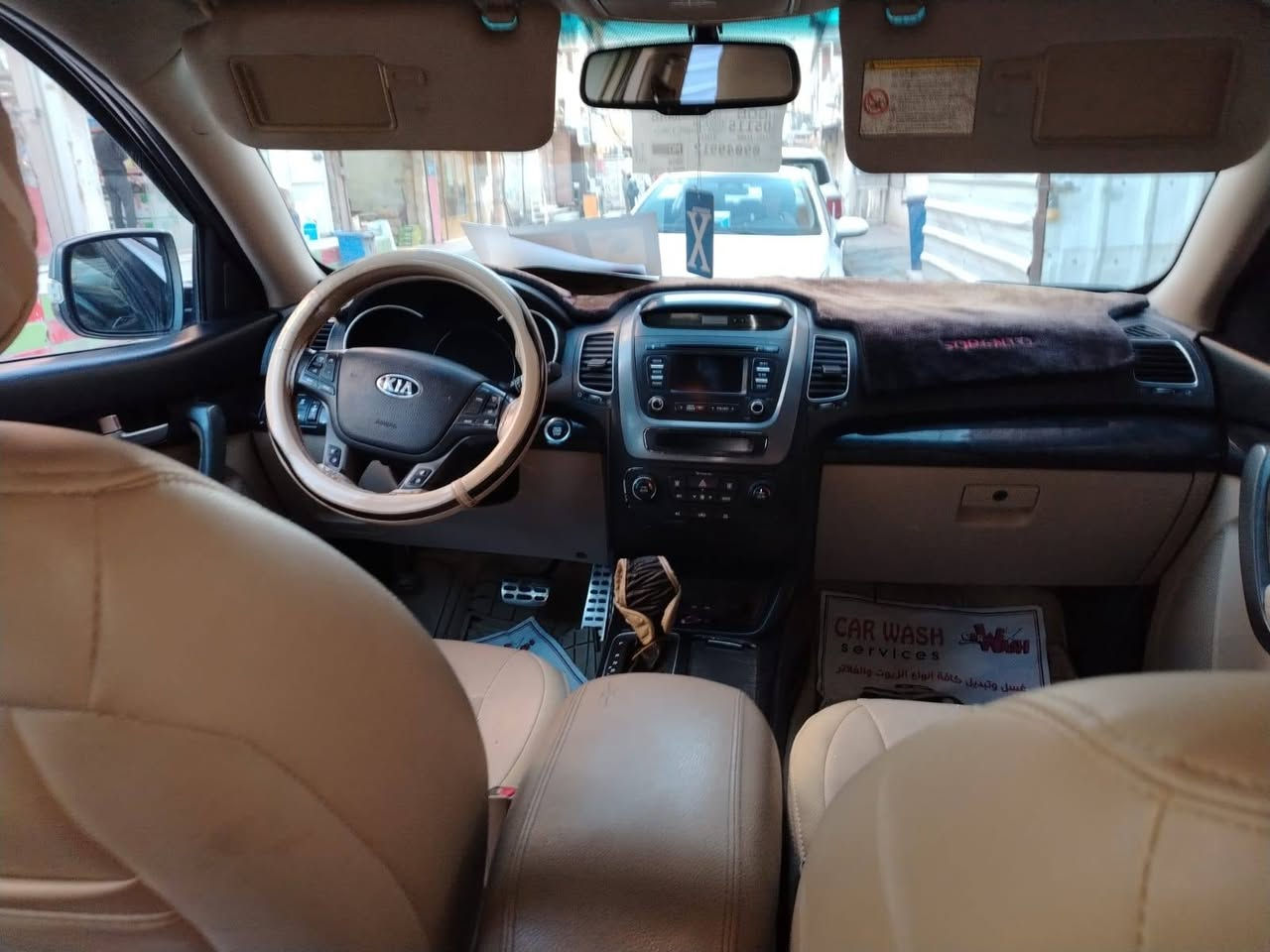 بيع مستعجل وسعر جوه لسوك
كيا سورنتو خليجي 14كويتي  
رقم بغداد انكليزي مشروع وطني بسمي مكان السياره بغداد 
فول مواصفات 
بنوراما 
4×4 
زراك لايت
٦ سلندر ٧ راكب 
بصمه وبصمت ابواب
كشنات جلد اصلي 
مري شفط 
كامرة 
حساس امامي وخلفي 
شاشة 
تحكم استيرن فول 
انظمت قيادة  
لد امامي وخلفي
لايت زنون اصلي 
نظام ايكو  
تبريد ٣ قطع ثلج 
علامة ترحيب بليدات 
ويل كب كروم
يدات نيكل اصلي 
تخم تاير جديد
باتري جديد
الاستفسار ***********
