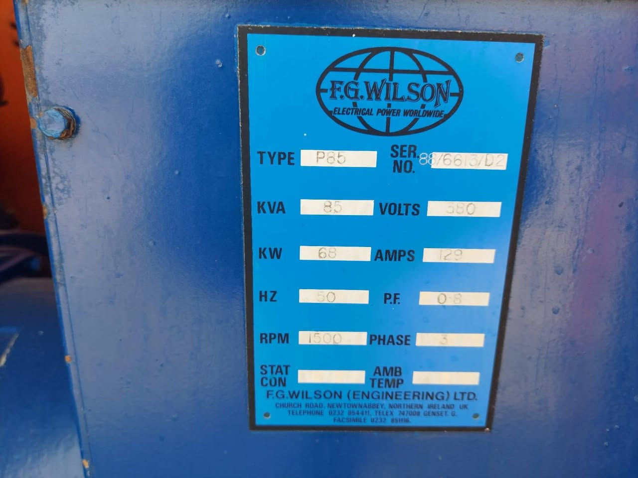 السلام عليكم مولد بيركنز 85كيفي مكفوله كفاله عامه للاستفسار ***********
