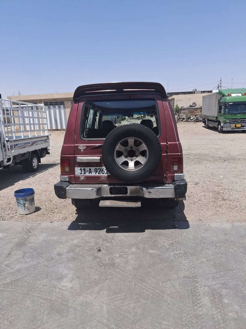 كالوبر موديل ٩٦ مكفوله ماعدى الجاملغ الخلفي جهة السايق
كير ومحرك بطة ٦ سلندر خير من الله رقم بغداد انكليزي بااسمي
السعر ٤٥ وبيها مجال مكان السياره قضاء الصويره 
***********
***********

