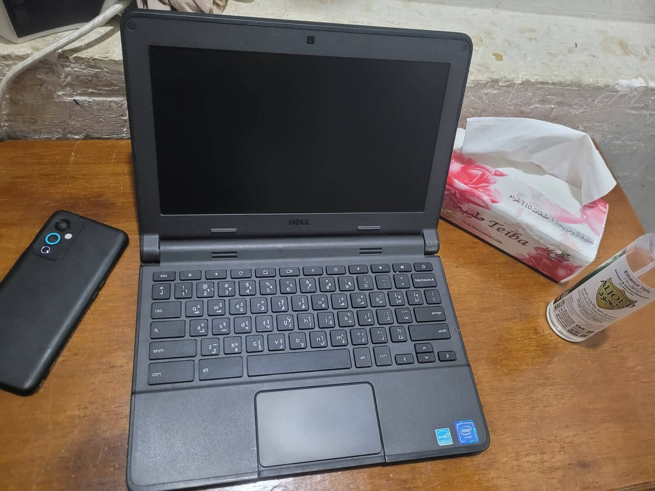 السلام عليكم , 👋
متوفر لابتوب ماركه DeLL
نظام كروم os 
يفيد للمشاهده والدراسه 
بطاريته قويه طول يوم كامل 🔋
ويا شاحنة فقط!! 
السعر 45 الف نهائي 💵
متوفر توصيل 🚚


**إذا كنت صاحب هذا الإعلان وتريد حذفه لأي سبب، رجاءا أرسل رسالة إلى الدعم الفني**
