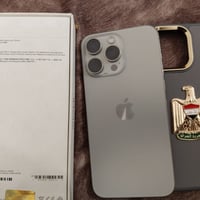 ايفون 15 برو ماكس ذاكره 256  دبل سيم  بطاريه 88  نموذج M/ZA  ويه كارتو...