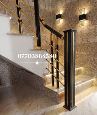 أحد أعمالنا في بيت أحد زبائننا الكرام  🏠 أضف لمسة فخامة وأمان لمنزلك  ...
