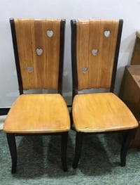 كراسي خشب • ٢قطع