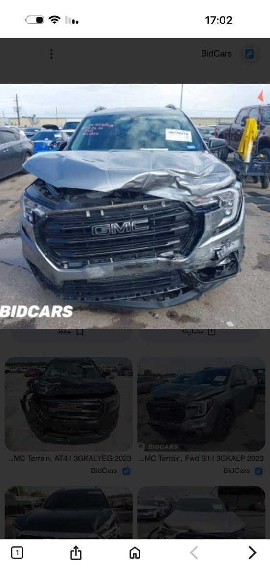 جمسي تيران 2023 فول مواصفات 
ماشيه ٢١ الف كيلو فقط
سياره جديده
حادث فقط بنيد كما موضح في الصوره
السعر ١٧٢ وبيها مجال
***********
