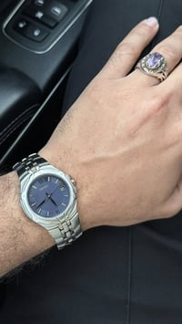 سيكو ياباني • كوارتز • مينا زرقاء