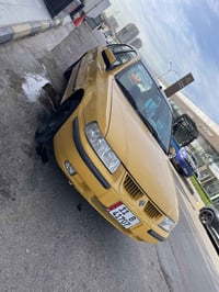 سمند 11بأسمي مصفره هيئه وغرامات ممطلوبه لو ربع دينار هزه جديده محرك مج...