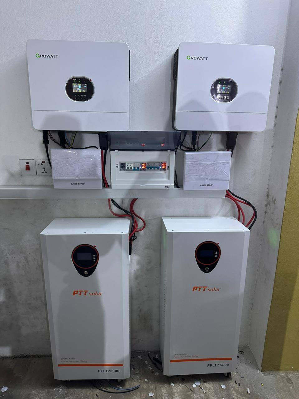 اليوم الاربعاء الموافق 21/1/2026
تم بعون الله إكمال نصب  وتشغيل منظومة  للطاقة الشمسية في قضاء المقدادية #ناحية ابي صيدا
تجهز 40 أمبير نهارا  30 أمبير ليلا وتتكون المنظومة من:-
1-ألواح شمسية عدد 20 قدرة اللوح الواحد 620 واط
2- بطارية نوع ليثيوم عدد 2 قدرتها 15 كيلو واط
3- أنفيرتر عدد 2 قدرته 6 كيلو واط
4- بورد خاص بالمنظومة متكامل الحماية
5- هيكل حديد مغلون مقاوم للصدا
#ملاحظه: لانعمل ببطاريات التجميع الرديئة. 

بإدارة عمر ياسين 
وحسن سالم
للأستفسار أكثر الأتصال او مراسلة الأرقام  التالية. ‏
0771 206 0460  
***********
