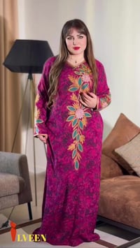 دشداشة كشمير • تطريز ستراس • اقل طلب درزن