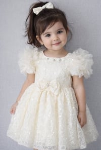 فساتين بنات • عمر ١-٢ سنوات • مع أحذية