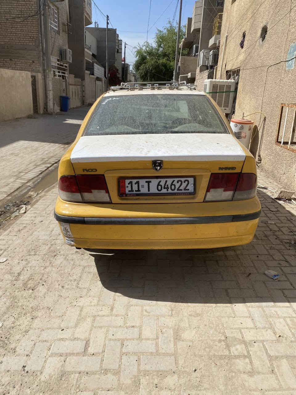 السلام عليكم سمند 2011 رقم بغداد انكليزي مصفرة هيئة وغرامات بأسم صديقي مكاني الحرية كلشي موضح بالفيديوهات والصور السعر 30 بيها مجال قليل 
مكينة گير تبريد مكفولات  هذا رقمي ***********
