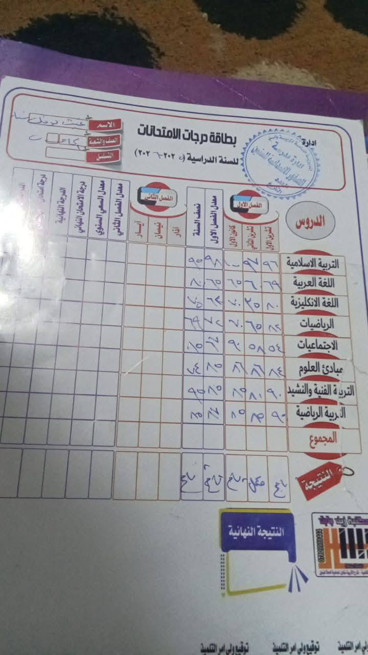 جزأ من نتائج #طلابي في #مادة_اللغة_الانكليزية في امتحانات #نصف_السنة
الاستاذ علي ابراهيم الغزالي 
مدرس اللغة الانكليزية 💪


**إذا كنت صاحب هذا الإعلان وتريد حذفه لأي سبب، رجاءا أرسل رسالة إلى الدعم الفني**