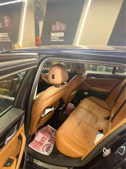 خليجي BMW 520i  مكينة 2.0 تون تيربو  سيارة جاهزة من كل النواحي باسمي بيها 3 قطع صبغ اثر جراد ما بيها حادث سيارة فول مواصفات سعر 140 *********** بغداد
