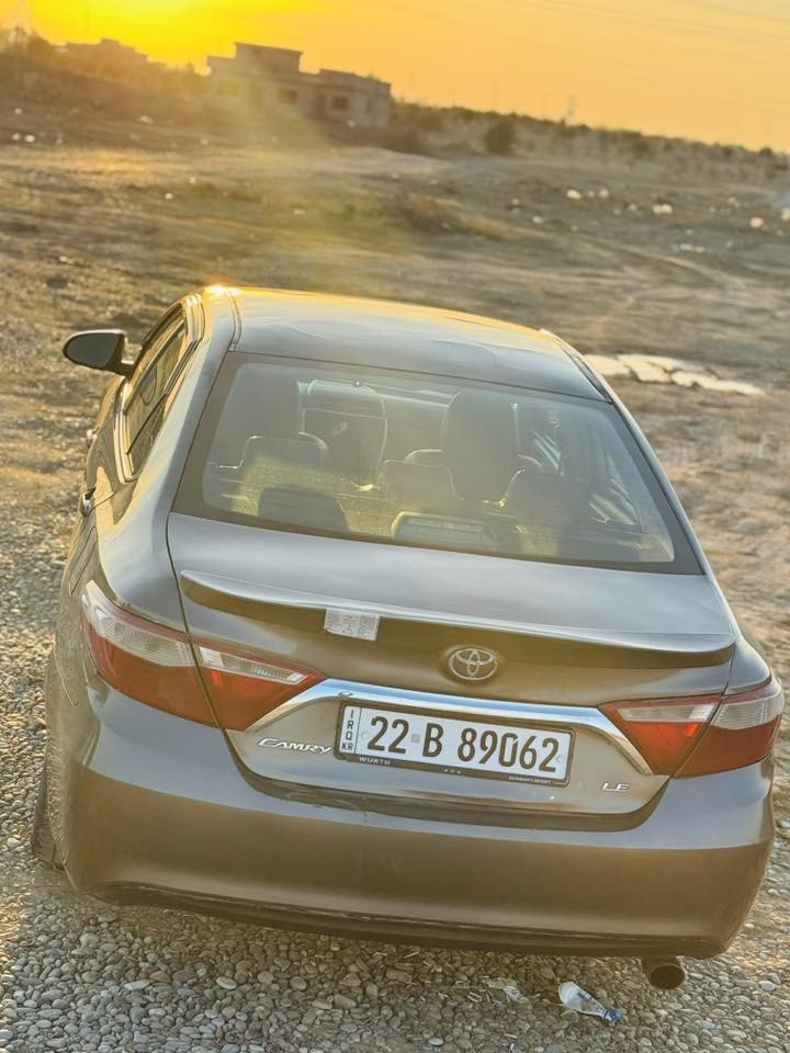 كامري  2017 LE 
سنوية جديدة 2029 
رقم أربيل 
تريد وكالة تريد تحويل اني حاضر 
الموقع صلاح الدين / الشرقاط 
السعر 115 وبيها مجال بسيط 
علماً ان السيارة مرتجية 
***********
