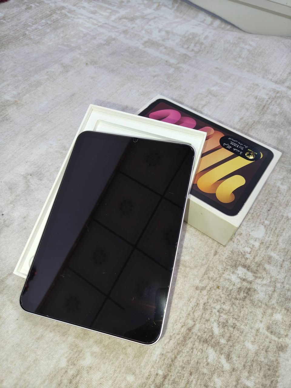 ايباد ميني 7 برو
ذاكرة 128 / بطارية 100
نظافه /100%100
سعره 450 الف وبي مجال بسيط
للاستفسار /***********
