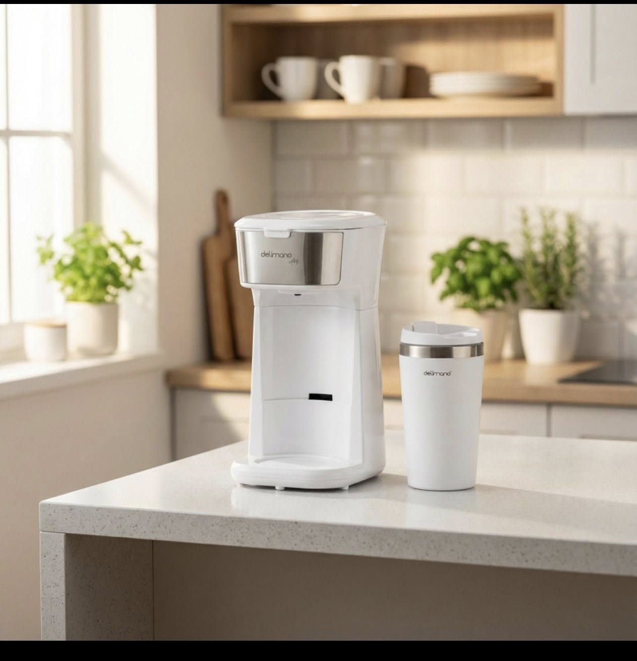 مكينة تحضير القهوة من DELIMANO
تعمل امريكانو بطريقة التنقيط

تحتوي على كوب حافظ للحرارة بتصميم انيق ومميز

هذه المكينة تعتمد على استخدام مسحوق القهوة الجاهزة وتوفر قهوة سريعة التحضير بضغطة زر.

تعمل بضغطة واحدة فقط, مع فلتر مضمن قابل لاعادة الاستخدام
سعر 25 الف


**إذا كنت صاحب هذا الإعلان وتريد حذفه لأي سبب، رجاءا أرسل رسالة إلى الدعم الفني**