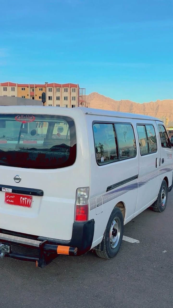 ‎نیسان یورڤان 2002 سپی نمونە لە جوانی 
ئارم سلێمانی بەناو خۆمەوەیە 
‎گێڕ مەکینە ئەکسل بەشەرت
‎ چوار تایەی لۆکی لەژێرە
‎ تەقەو ڕەقە بەشەرت
‎ دەرگاکەی کراوە بە کارەبایی
‎ سیستەمی غازی بۆ بەستراوە 
‎ شاشە ئایپاد
‎ کامل کوشنەکانی تازە بەستراوە
‎ ١٠٩ گەڵا و مەجال
‎ ناونیشان ڕانیە
 *********** رانية, السليمانية
