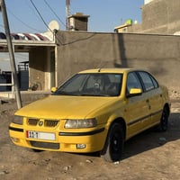 سمند 2009 بغداد بإسمي رقم انكليزي تحويل ثاني يوم تبريد ثلج  محرك وكير ...