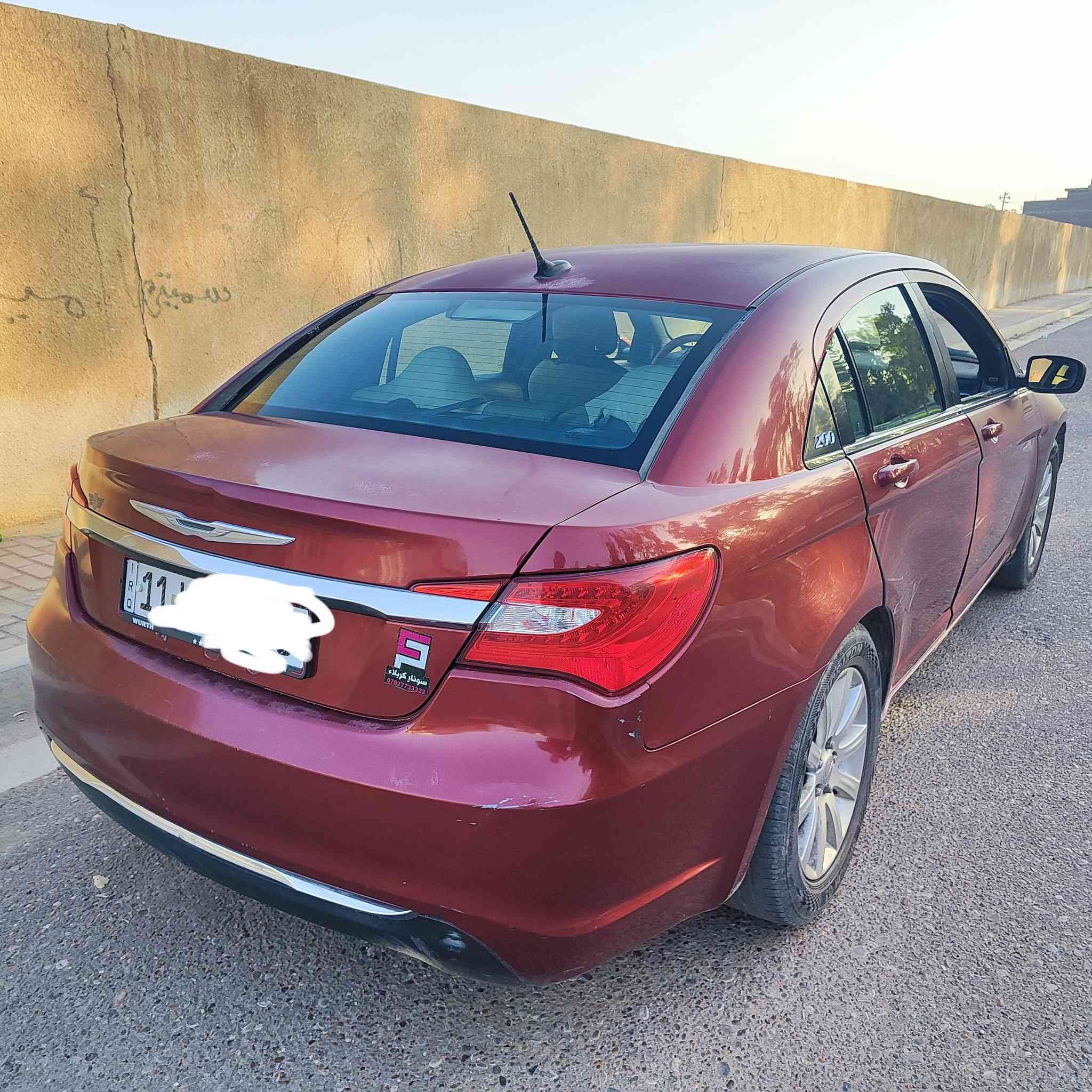 سيارة كرايسلرC200 رقم بغداد بأسمي صور حادث امريكا والسونار مرفقة بالمنشور موديل 2014 السعر 85 للأستفسار الأتصال على الأرقام*********** 
 ***********
