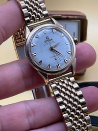 Omega Constellation pie pan  - اوميكا كونسليشين باي بان روز كولد اوتوم...