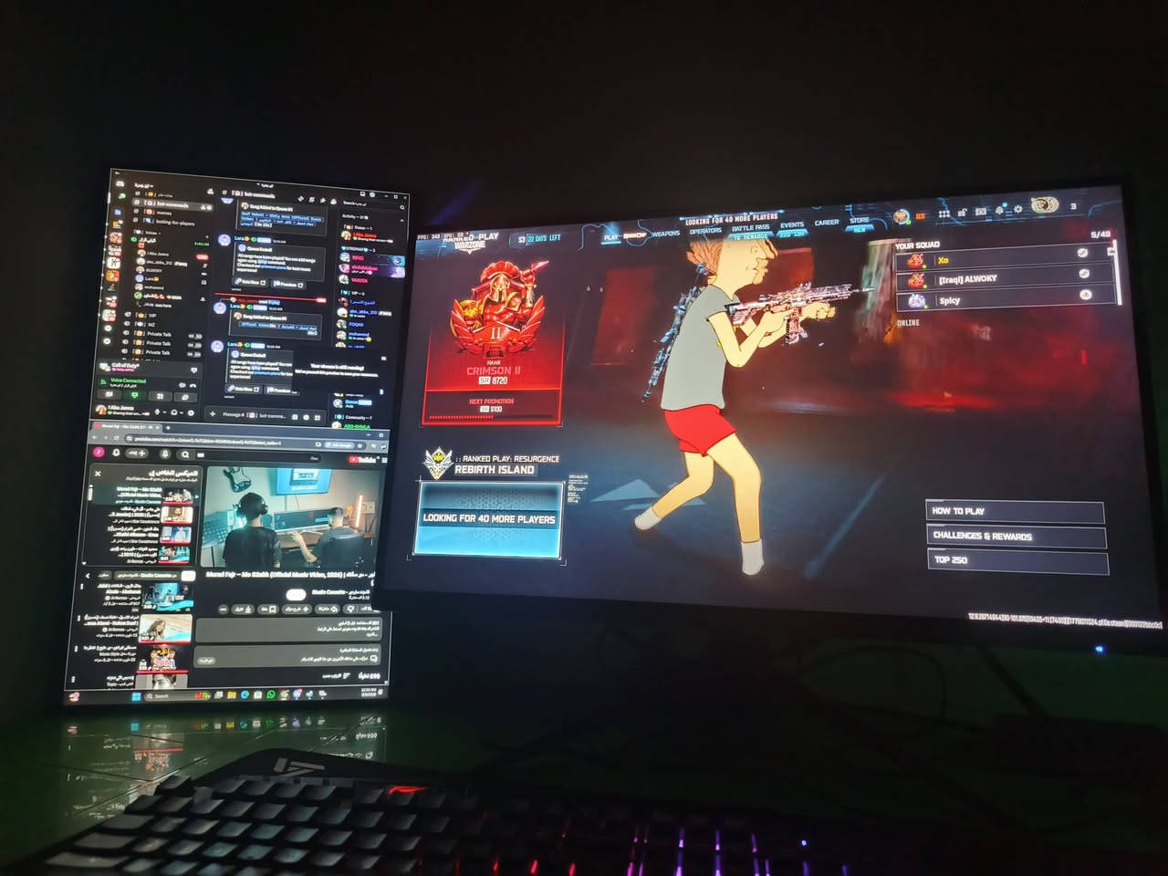 CPU i7 13700K TRAY

MSI MB B760 GAMING PLUS WIFI

MSI VGA RTX 4070 Ti SUPER VENTUS 2X OC 16G

XPG RAM DDR5 32GB (16GB×2) 6400MHz LANCER BLADE RGB

MNTOB MN-2080 27" FHD IPS 165Hz 1ms G-SYNC

AVETRON Q2722SVC 27" 2K 180Hz

XPG PSU KYBER 850G GOLD BLACK

THERMALTAKE COOLING TH360 V2 ARGB BLACK

THERMALTAKE CASE H570 TG ARGB BLACK

WINDOWS 11 PRO KEY

MSI SSD 1TB NVMe SPATIUM M450 G4

VERTUX KB WIRED TANTALUM BLACK

VERTUX MOUSE WIRED KRYPTONITE RED

UPS LAMASSU OFFLINE 2000VA سلام عليكم حبايب تجميعة البيع جديده وكامله بس شد والعب مكان بغداد سعر ٢٥٠٠/ ***********
