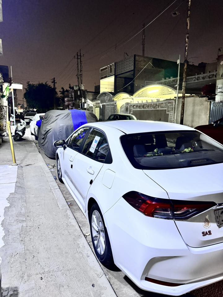 سلام عليكم للبيع فقط 
كورلا هايبرد موديل 2025 شكلٍ الخليجي تجميع صيني 
فول مواصفات 
‏كفالة عامة 
المكان السيارة: الكاظمية 
الاستفسار: ***********￼￼￼
