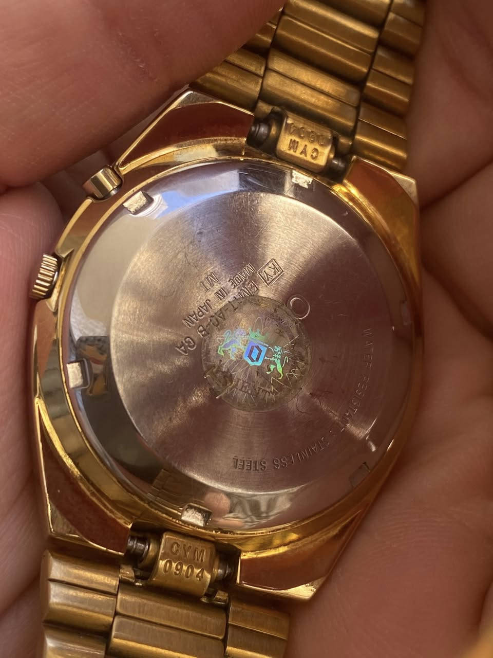 السلام عليكم
نوادر القطع اليابانية

اورينت نقيب

اتوماتيك

مخزنة بالستيكر

طلاء ذهب ثابت

زجاج مقاوم للخدوش

ارقام وعقارب لامينوس مضيئة

تاريخ عربي وانكليزي 

مقاومة للماء 

القطر ٣٧

السعر ١٥٠ 

يوجد توصيل لجميع المحافظات 

***********
