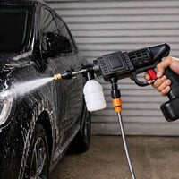 🚿✨ نظافة سريعة وسهلة!  محمول وخفيف ⚡، ضغط 150 بار 💪 بطارية 48 فولت 🔋، ...