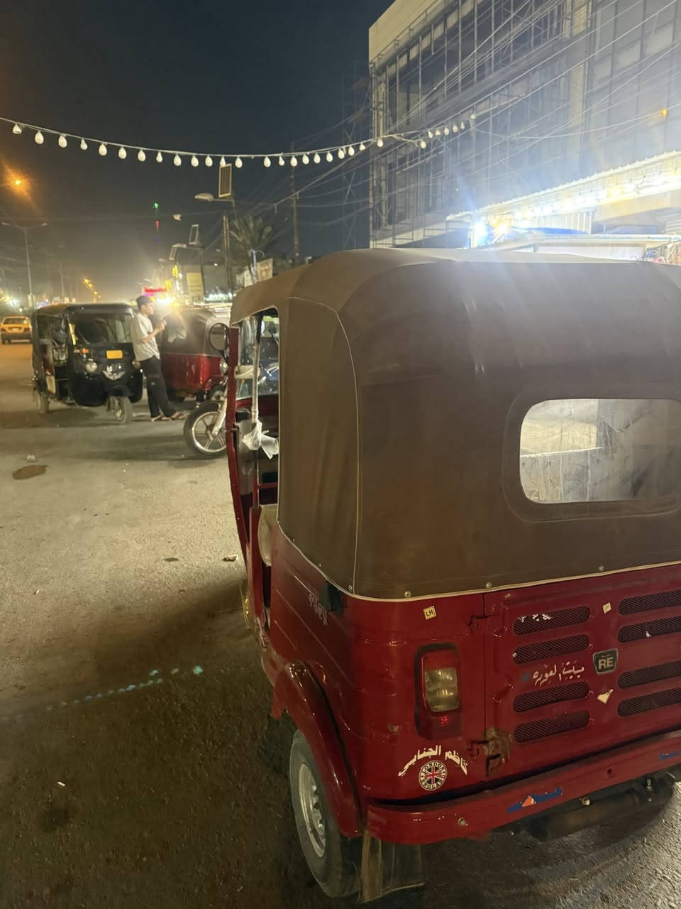 سلام عليكم
تكتك للبيع ٢٠١٧

اوراق 

دراجه كامله مِہטּ كلشي محرك اكسل خير مِن الله 

كشرتها كدامك يرادلها دوس 

سعرها ٣ و٢٠٠

مكاني بغداد الحسينيه مال راشديه 
***********
