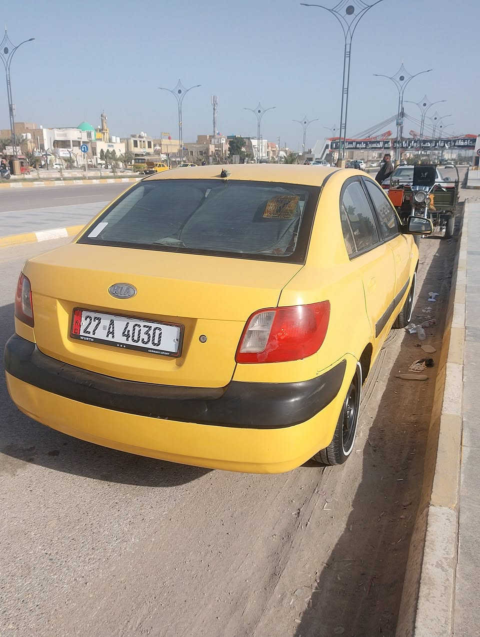 السلام عليكم
كيه ريو 8 للبيع  رقم انكليزي ذي قار بأسمي 
بيه ضربه بالجاملغ الامامي 
وباب السايق مبدل 
السعر 68 
‏‪***********‬‏
