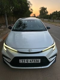 كورلا 2025 بلاك ادشن هايبرد اقتصادي ماشيه 29 لون ابيضّ صدفي مكفوله بيه...