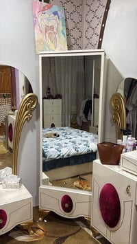 غرفة تركي اصلي 5 قطع السعر 900 الف مع دوشك اصلي خاص لاصحاب الفقرات✨هدي...