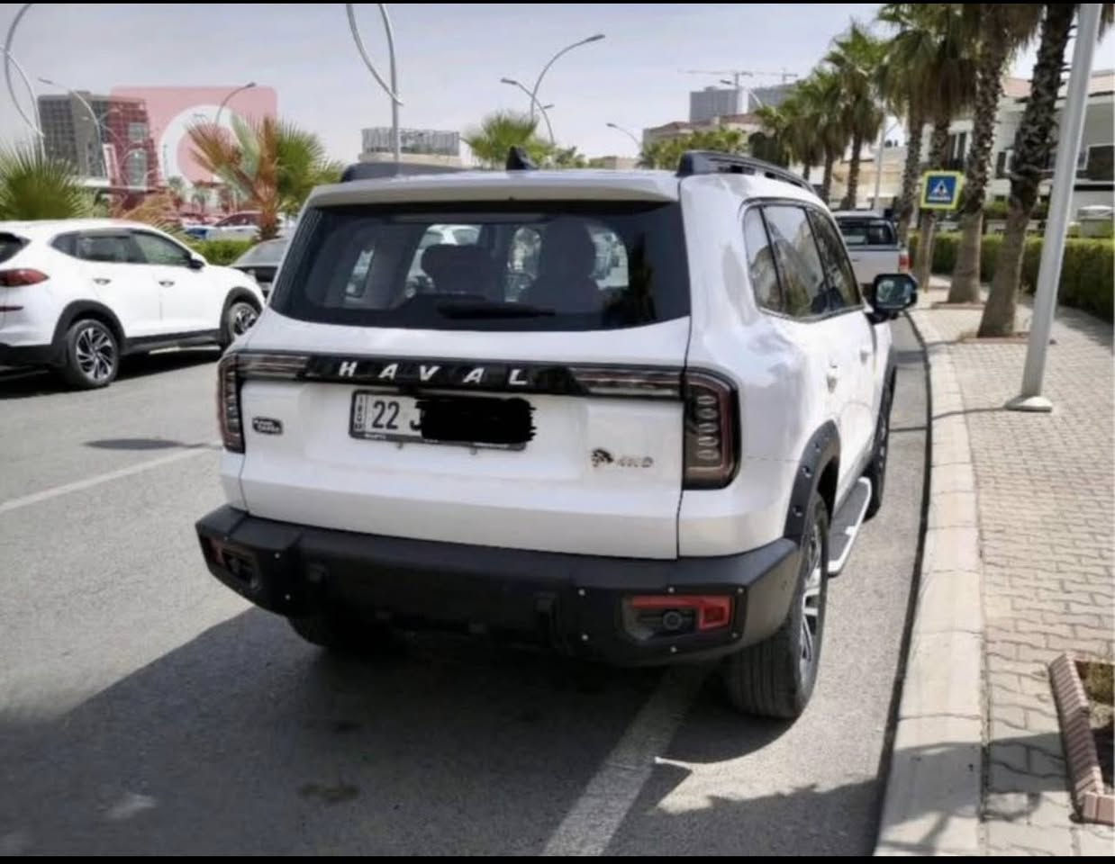 لنوع : هافال داركو لاكجري 
اعلى فئة 1/1 
موديل 22
مكفولة كفالة عامة عدا مكانين على كد شبر  بي دي ار 
السياره فور ويل درايف AWD 
المواصفات : خمس كامرات 
داتاشو 
كشنات جلد باللون الابيض 
ويل قياس 19 أنج 
رادار امامي + رادار جانبي 
مقاعد مساج + تدفئة + تبريد 
صندوق كهرباء 
لايتات زينون 
تحديد مسار 
قيادة ذاتيه 
سستم سماعات 🔊 
مقاعد كهرباء 
بانورما 
السيارة ماشيه : 54الف كيلو متر 
ضمان شركة هافال 
جميع الصيانات داخل الشركة 
مكان السياره اربيل 
سعر مناسب

للاستفسار 
***********
***********
