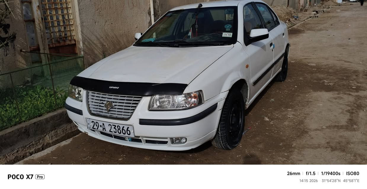 للبيع سمند ناطق موديل ١١ رقم واسط باسمي رقم انكليزي كير مكينه كهربائيات مكفوله من الحادث والاصوليات 
السعر ٣٧ وبيه شي قليل العنوان ذي قار الفجر 
***********
