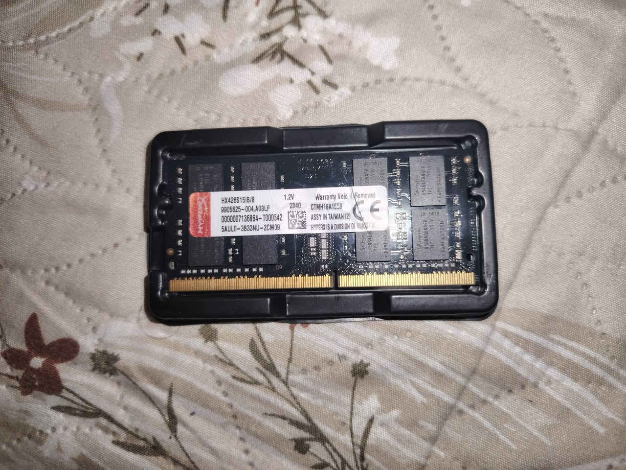 السلام عليكم
Ddr4 فحم ماعندي جهاز افحصه


**إذا كنت صاحب هذا الإعلان وتريد حذفه لأي سبب، رجاءا أرسل رسالة إلى الدعم الفني**