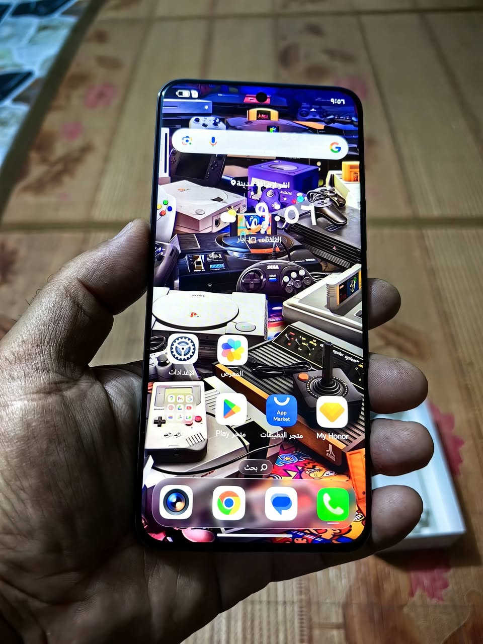 Honor 200 5g
هونور ٢٠٠ ٥جي 
ذاكرة 512 عشوائية 12+12
شاشه اوليد ١٢٠ هيرتز  بدقه 1200×2664
معالج سناب دراجون 7 جيل 3 
كاميرات مميزة بمستشعر سوني imx 906
50+50+12 مع زوم x50 وتصوير الفديوهات ٤كي 
اماميه 50 مع دعم تصوير الفديوهات ٤كي 
بطارية 5200 سيلكون كاربون بقوة شحن ١٠٠ واط 
سماعات ستيريو
اندرويد 16 
نظافة 90% شخوط بسيطه بالشاشه مال استخدام وكامل ملحقات
بيع او مراوس بنفس الفئه


**إذا كنت صاحب هذا الإعلان وتريد حذفه لأي سبب، رجاءا أرسل رسالة إلى الدعم الفني**