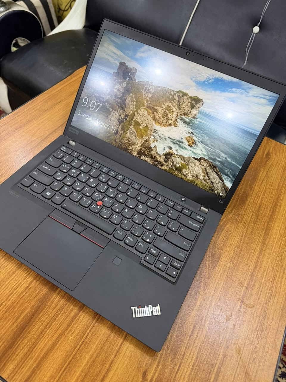 💻 لابتوب Lenovo ThinkPad T14
جهاز عملي وأنيق بحجم كبير وأداء قوي، مناسب للدراسة والعمل والتنقل اليومي بكل سلاسة.

🔹 المواصفات:
المعالج: Core i5 الجيل العاشر ⚡
الرام: 24GB
الهارد: 256GB SSD
الشاشة: 14 إنج FHD
كرت الشاشة مدمج 6 GB VRAM
بصمة اصبع

🎁 الهدايا المرفقة:
ماوس
حقيبة لابتوب
الشاحن الأصلي تايب سي

📦 التوصيل متوفر داخل بغداد 

السعر 400 الف 

اتصال ***********
