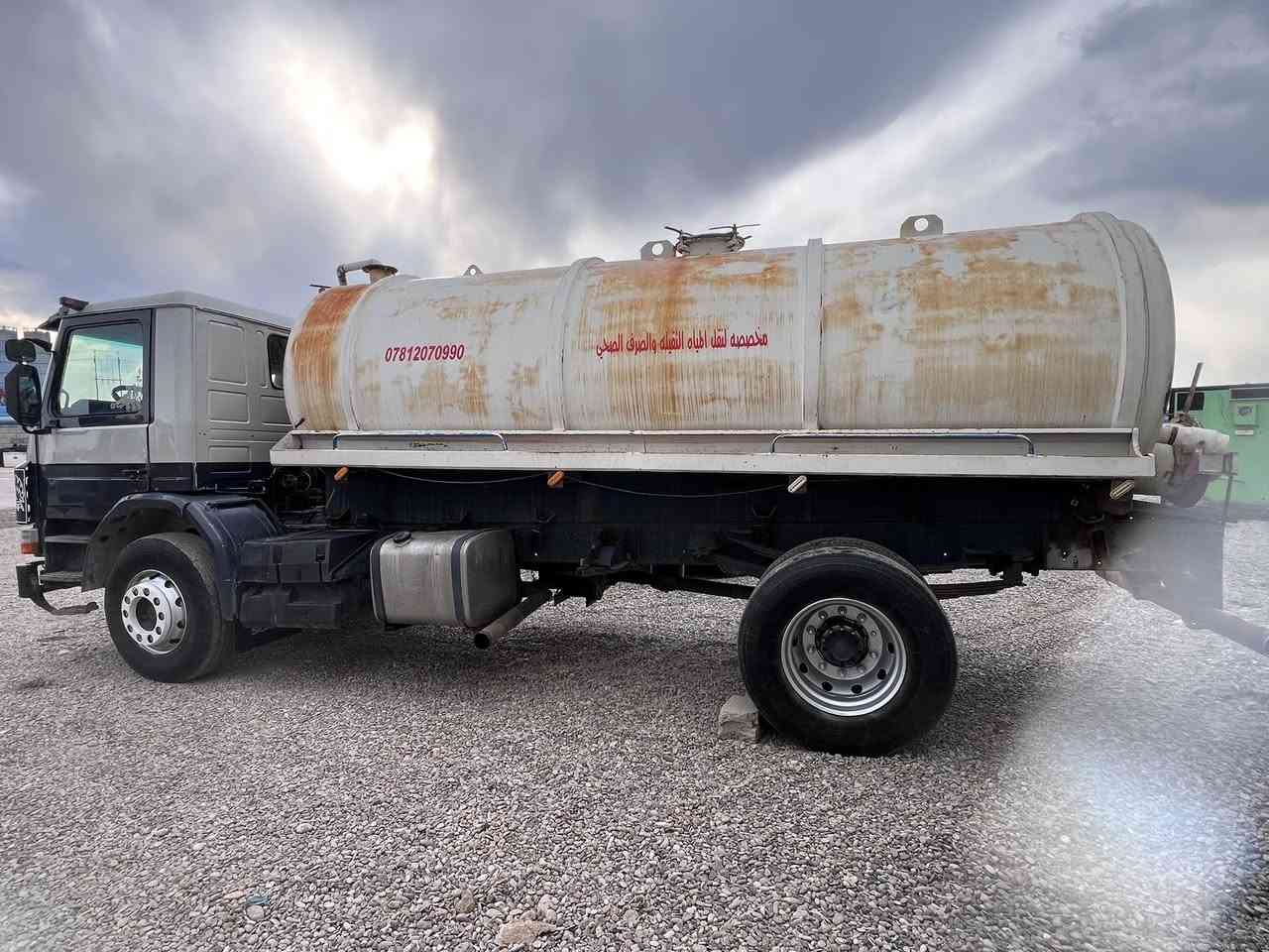 إسكانيا 93 تك قمارة تك اكسل تنكر مياه ثقيلة 
موديل 1996 
رقم أربيل شرط تحويل 
مكينى 6 كور 
كير 4*4

حمولة 14 الف 

سعر 150 ورقة 
مكان سيارة بكركوك معرض وسام 
للاستفسار الاتصال على 
***********
