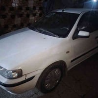 وبركاته سياره سمند موديل ٢٠١٠ اللون أبيض  بسمي رقم انكليزي الجديد مكين...