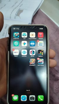 ايفون XS ماكس • ظهر مكسور • فيس ايدي شغال