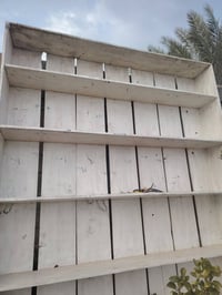 رفوف خشب • ٤ قطع • حله ابو غرق