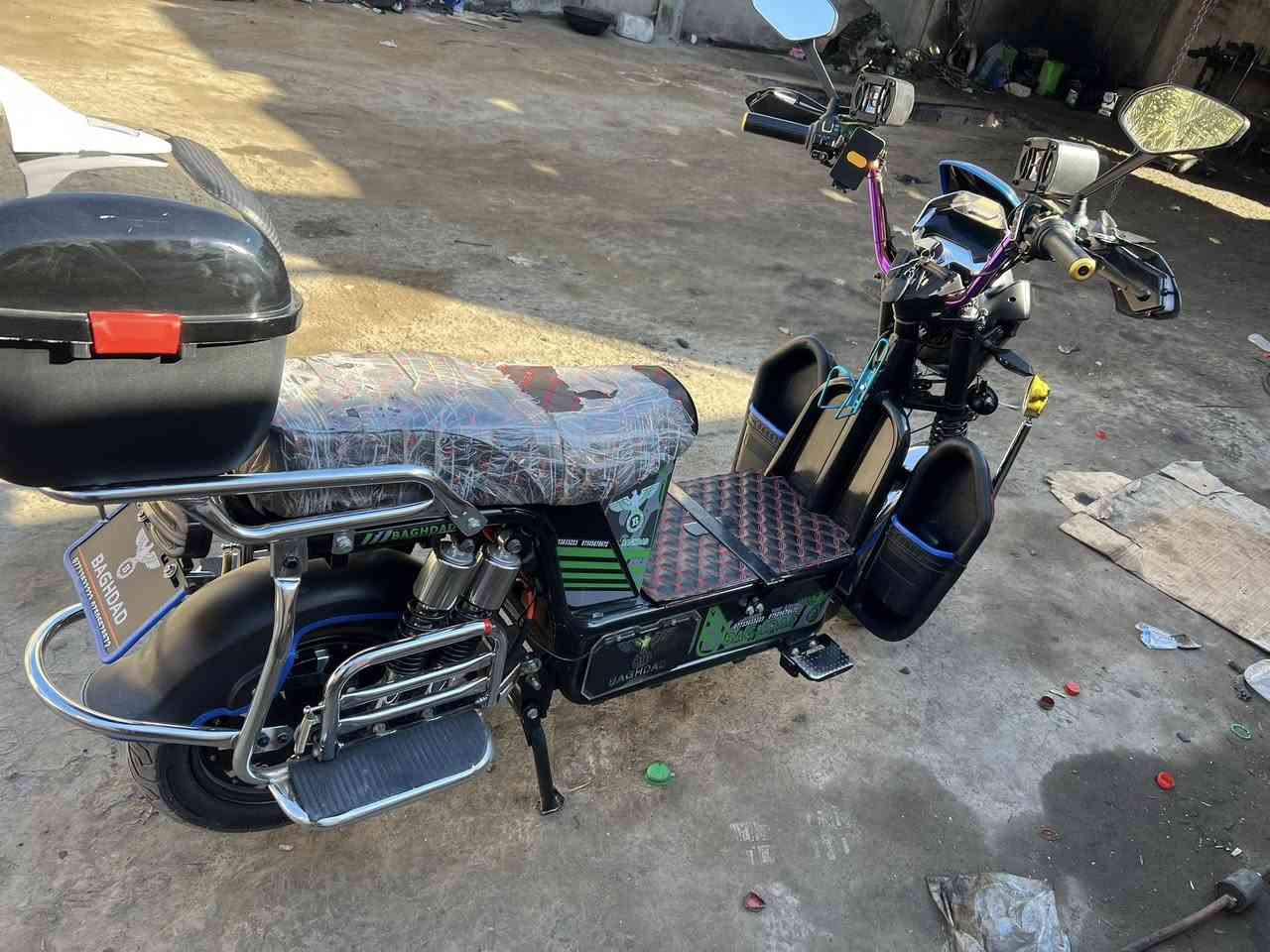 سلام عليكم دراجه شحن جبلي للبيع 2026 جديده بطاريات جدد شرط ع فحص للبيع او مرارس #ماكس_شرط_نضيفه رقم واتساب ***********
