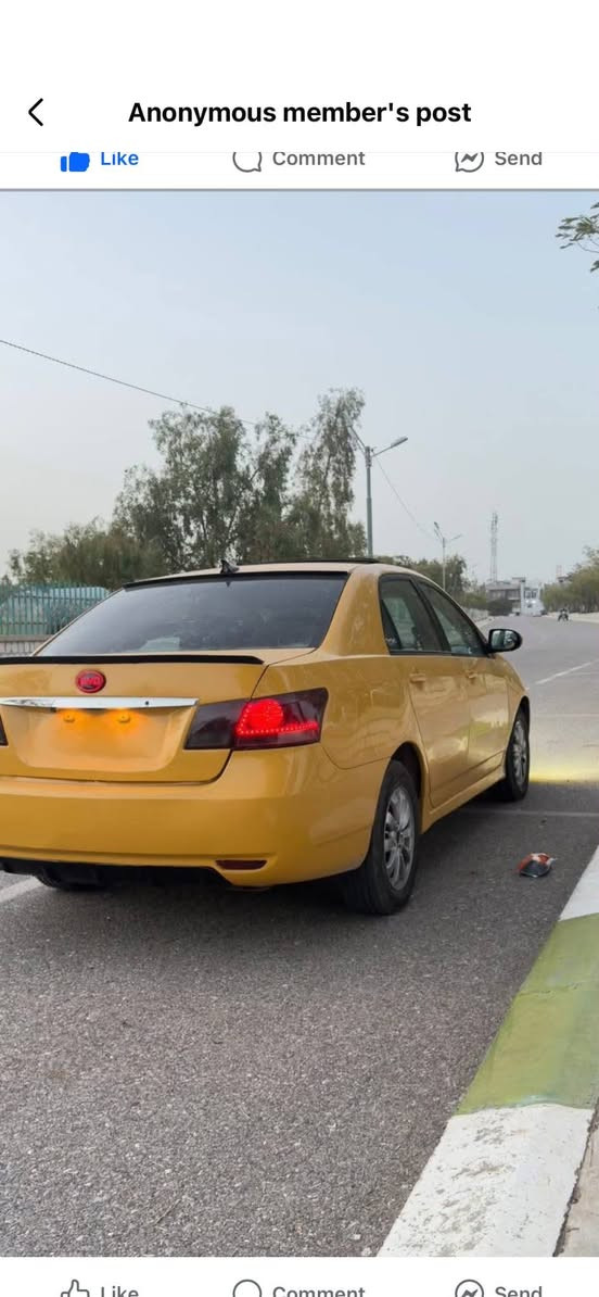 سلام عليكم، BYD مۆدێل 2013
شي جوان و پاك 
•گێر و مەکینەی کراوە بە یارس وته بريد سارد و گەرمى به شهرت.
• مواصفات فوله
• شاشه ايياد
•كاميره
•به سمه و شه غال
• سلايد
•جوارجام كاره با
• بوياغ حيزام
•سة نه وي قيسته كان
•جوار تايهى لوّك

• نرخى.[$33] مهجالىّ برايانه
• ژ.م واتسئاپ ڤایبەر : [***********]
