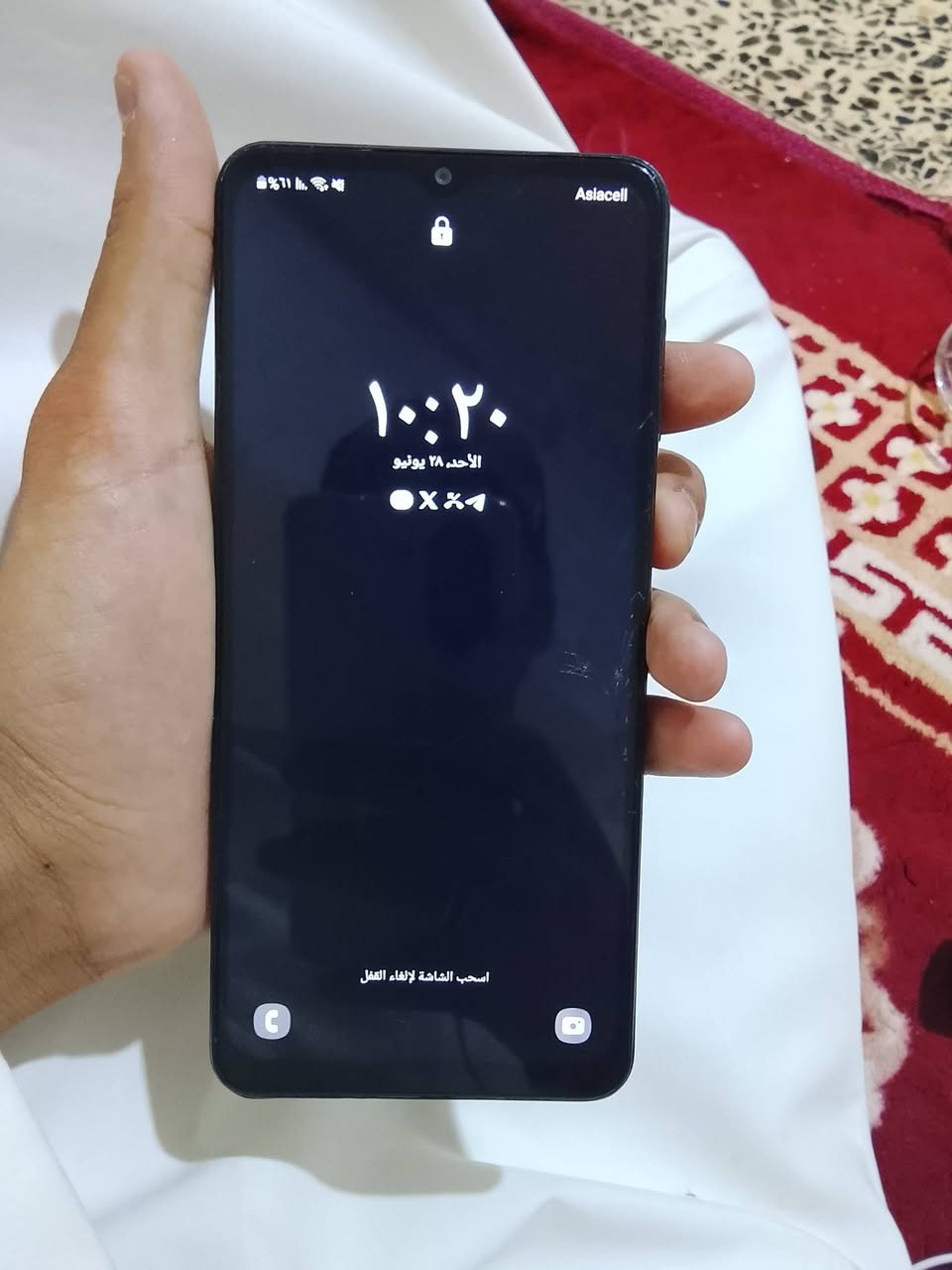 اي 12نظيف ما مفتوح ابد شرط نظافة سبعين بالمية ما مبدل بي اي شي شاشه بيها فطور بسيطه

رقمي ***********
