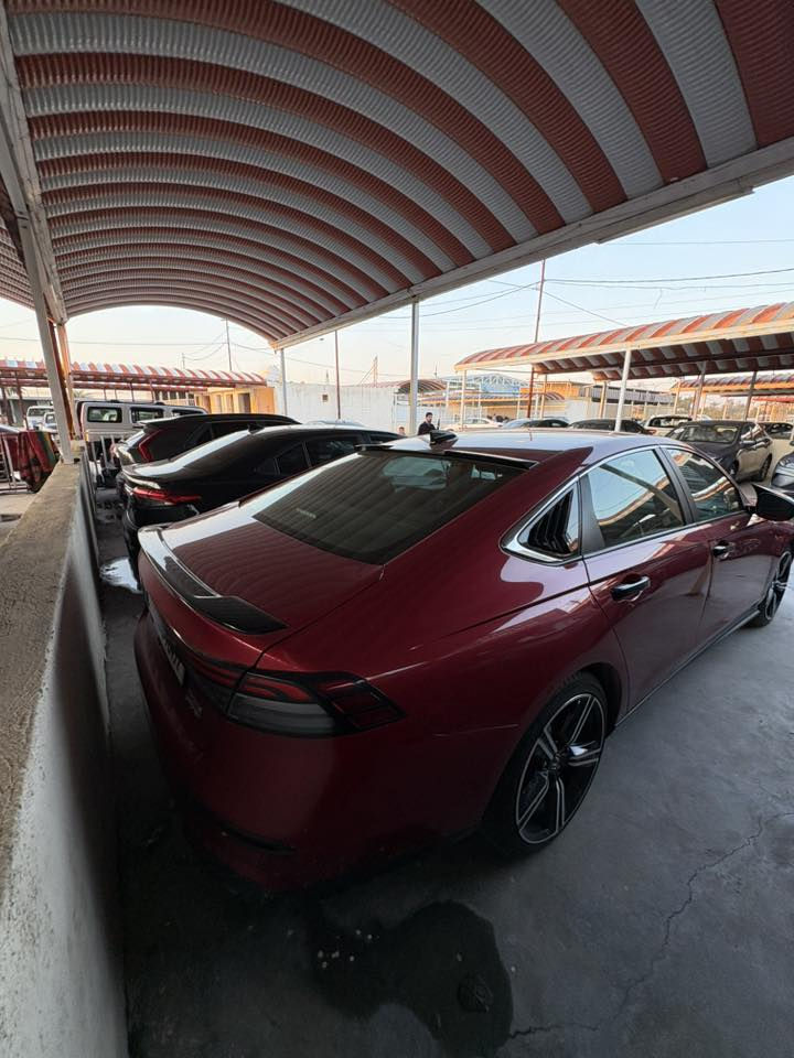 السلام عليكم شباب هونده اكورد 2023  وارد امريكي

س‏Honda accord sport 2023

       حجم المحرك : 2000 sport هايبرد

ضرر السياره :  بدون قطرت صبغ 

        
حالة اليرباك : دركه و راجع سستم

المسافه المقطوعه : 80 الف 

#مواصفات

• مكينه 2000
• شاشة كبيرة
•فتحه
• كاميرا خلفية 
•3 انظمه قياده
• كرسي كهرباء  
• رادار امامي
• مانع تصادم
• محدد مسار 
• تصحيح مسار
• شفتات بالستيرن
• مثبت سرعة
• مانع انزلاق
• دخول ذكي 
• إنارة ترحيبية
• هاندبريك كهرباء
•لايت عدسات زينون
• نظام اوتو لايت Auto
• لايت العالي زنون 
• حساسات مطر 
• حساسات دخول الإنفاق
• حساسات ضغط هواء الإطارات
• أوامر صوتية
• 3 أنظمة قيادة (eco, ev, sport)
• بلوتوث
• مدخل USB + AUX 

السعر 195 وبيه مجال 

تفاصيل اكثر هذا رقمي ☎️ *********** تحياتي
مكاني بغداد الدوره 
*********** واتساب
