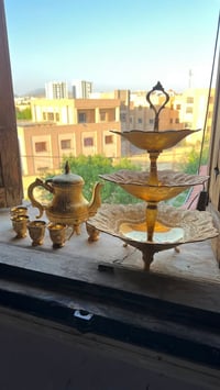 طقم ذهبي • الزاماك • طبق ٣ طوابق