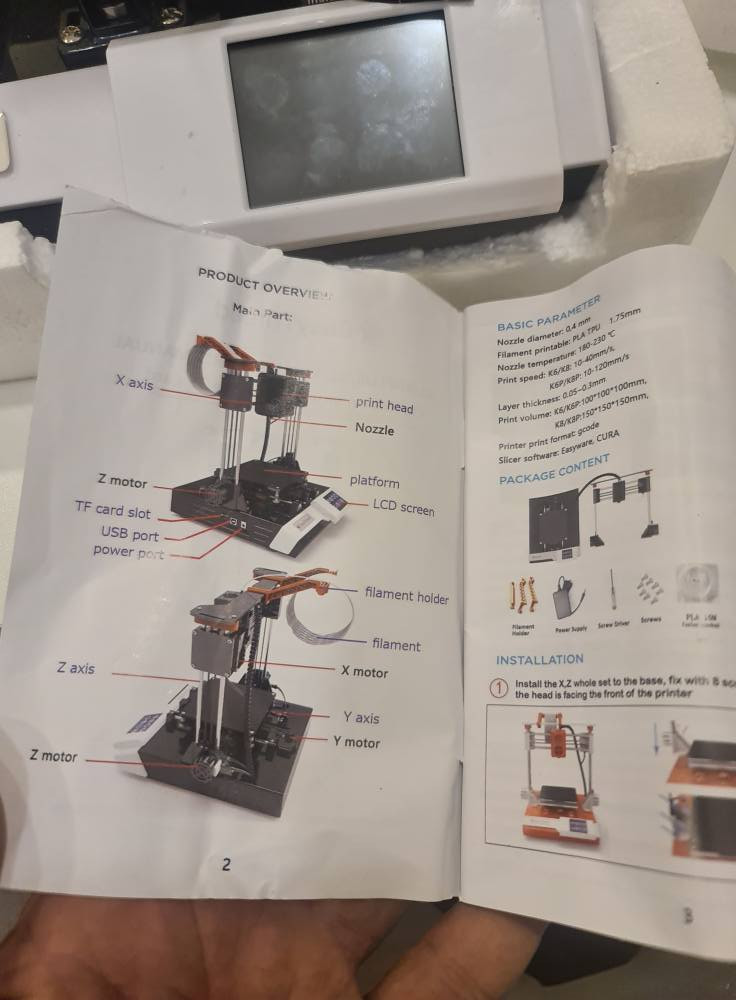 جهاز لعمل المجسمات الصغيرة شرط الفحص شاشة بي ومنفذ إلى الحاسبة. شرط الفحص ما عجبك يرجع بيد المندوب ومراح تدفع شي السعر 75 الف شامل التوصيل بالكارتونة كتلوك وتعليمات خاص او على الرقم ***********
