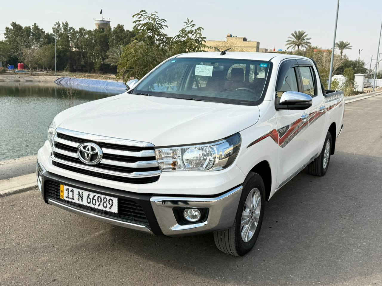 سلام عليكم         
مكفوله من صبغ وزلغ وبارد 
بيكم هايلوكس   ساز باب اول  موديل. ٢٠٢٥
بعدهه بحاله وكاله ماشيا (.  ١٢  ) الف  
مواصفات معروفه بصمه شاحن تحكمات مكاني بغداد 
سعر308  وبيهه مجال 
موبايل ***********
