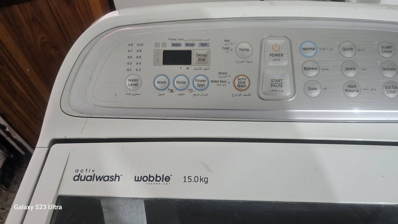 غسالة سامسونك 15 كيلو نظيفة جدا للبيع السعر ٣٥٠ الف
للتواصل ***********
