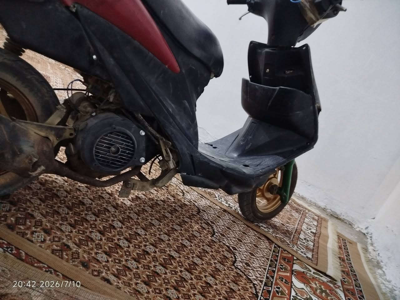 السلام عليكم دراجه ماكس للبيع محرك على سحك جديد شلعه ومعدل نكره سلف شاصي مابيه خياس السعر 350 وبيه مجال او مراوس بكير 
واتس اب ***********
